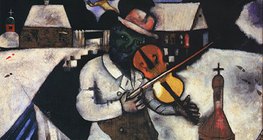 Marc Chagall: A muzsikus (1912–1913, szürrealizmus)