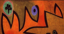 Paul Klee: A tűz forrása (1938, expresszionizmus)