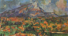 Cézanne: A St. Victoire-hegy (1904–1906, posztimpresszionizmus)