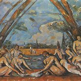 Cézanne: Nagy fürdőzők (Fürdőző nők) (1898–1905, posztimpresszionizmus)