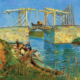 Van Gogh: A Langlois híd mosónőkkel (1888, posztimpresszionizmus)