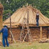 Jellemző háztípus az Árpád-korból: boronaház